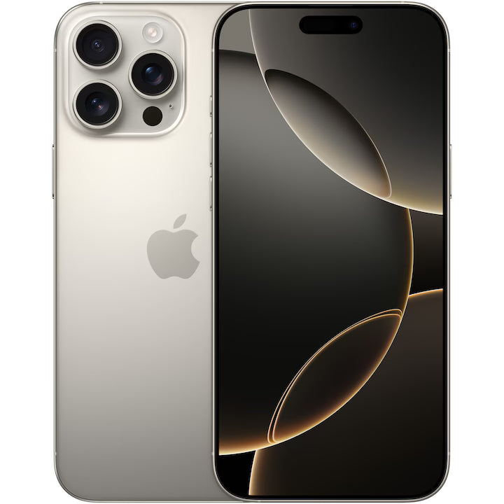 Telefon mobil Apple iPhone 16 Pro Max, 512GB, 5G, Natural Titanium