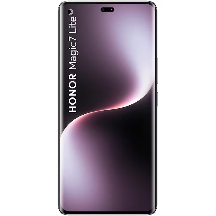 Telefon mobil HONOR Magic7 Lite, Dual SIM, 8GB RAM, 256GB, Titanium Black