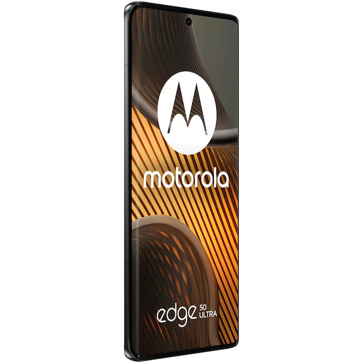 Telefon mobil Motorola Edge 50 Ultra, Dual SIM, 1TB, 16GB RAM, 5G, Forest Grey