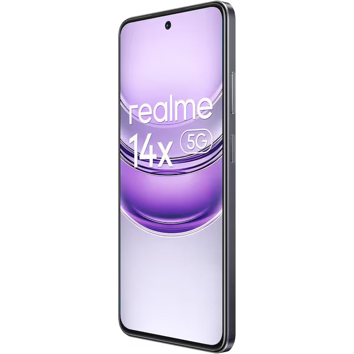 Telefon mobil Realme 14x, 8GB RAM, 256GB, 5G, Carbon Black