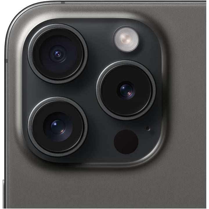 Telefon mobil Apple iPhone 15 Pro, 128GB, 5G, Black Titanium