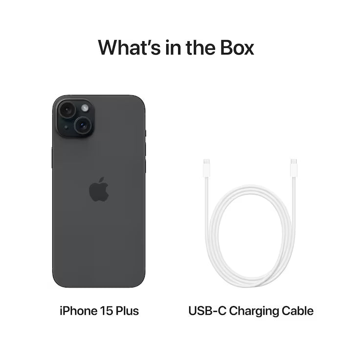 Telefon mobil Apple iPhone 15 Plus, 128GB, 5G, Black