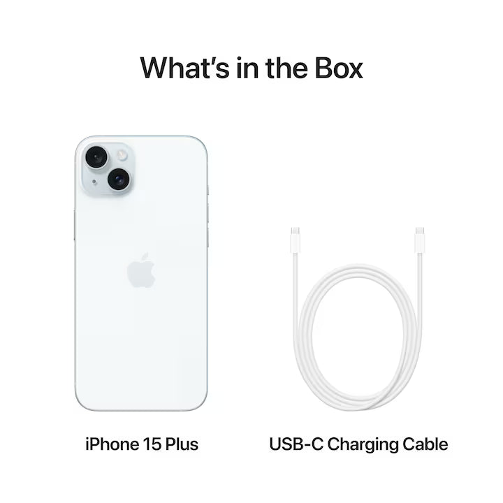 Telefon mobil Apple iPhone 15 Plus, 256GB, 5G, Blue