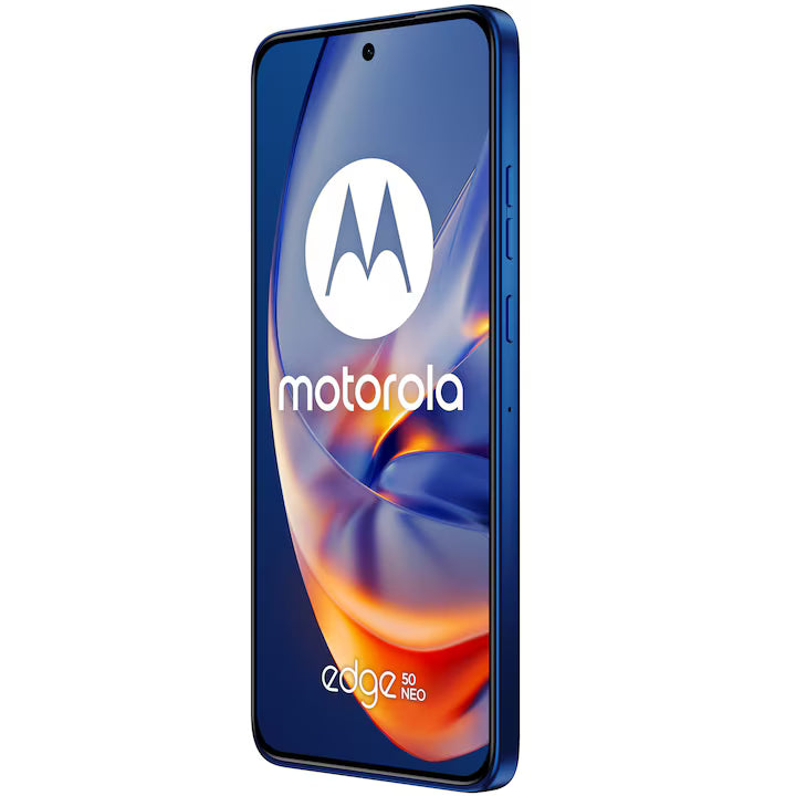 Telefon mobil Motorola Edge 50 Neo, Dual SIM, 512GB, 12GB RAM, 5G, Pantone Nautical Blue