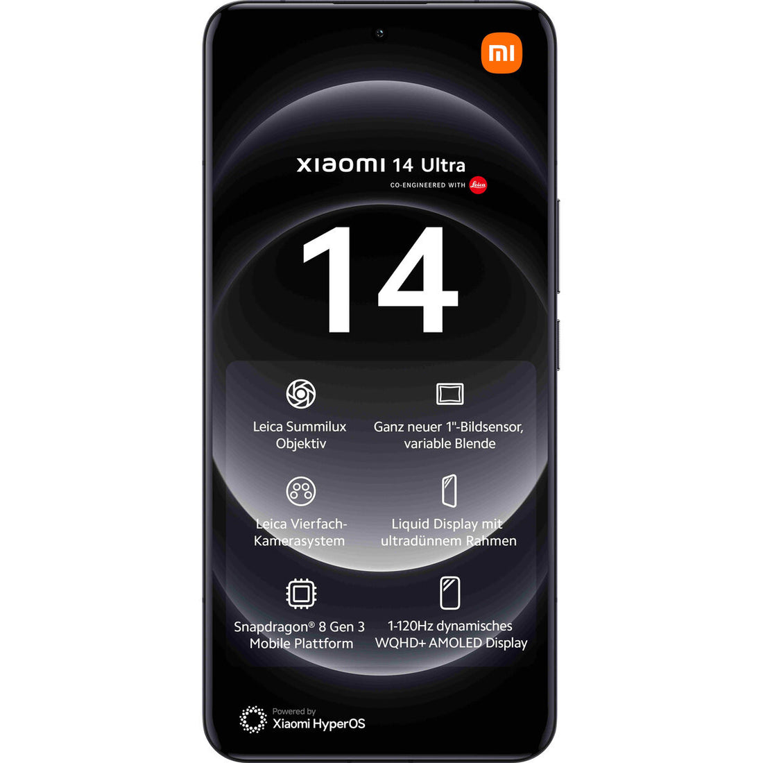 Smartphone Xiaomi 14 Ultra 6,73" 16 GB 512 GB Black-0