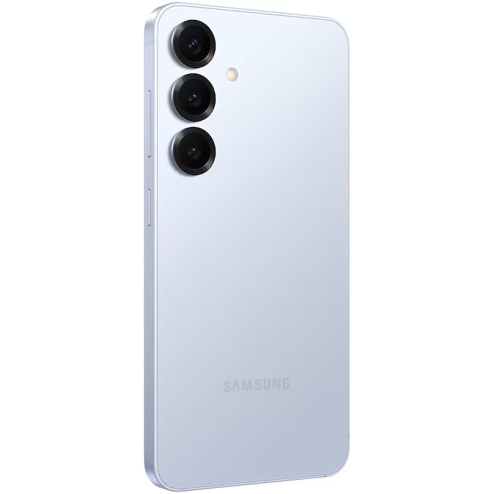 Telefon mobil Samsung Galaxy S25, Dual SIM, 12GB RAM, 128GB, 5G, Icyblue