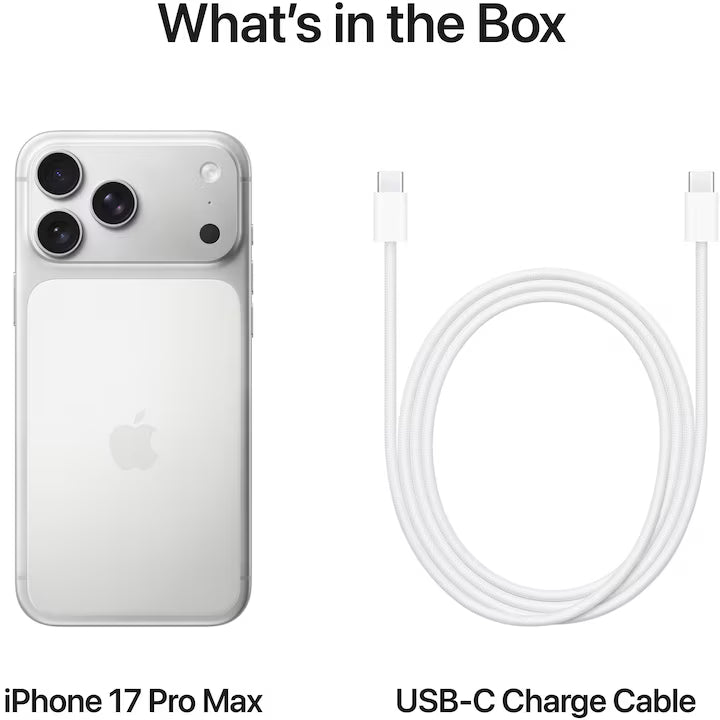 Telefon mobil Apple iPhone 17 Pro Max, 2TB, 5G, Silver