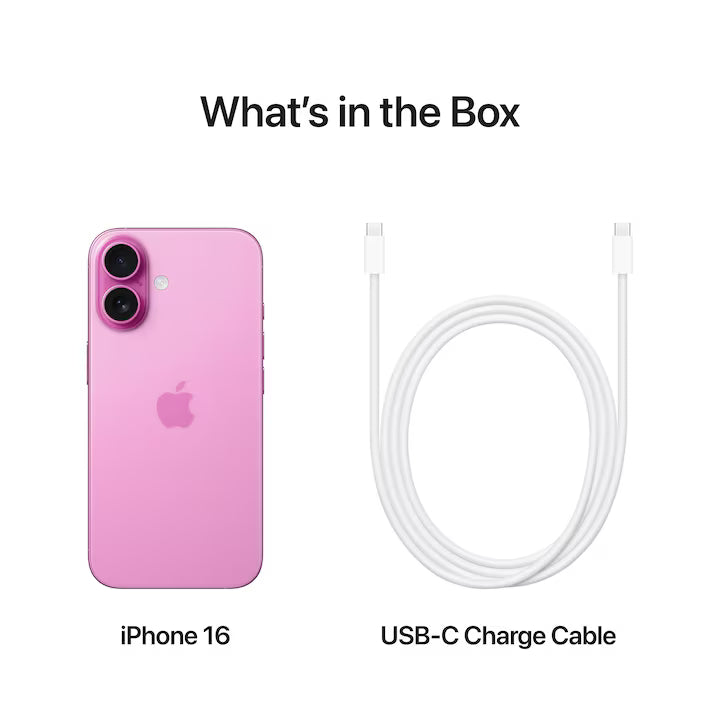 Telefon mobil Apple iPhone 16, 256GB, 5G, Pink